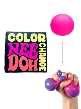 🌟 NEW 💖PINK NEEDOH Color-Changing -  Squishy by Schylling 🌟